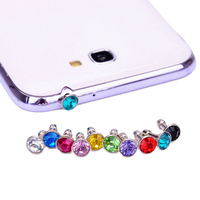 Harga Pabrik Colokan Debu Berlian Bling Universal 3.5Mm Colokan Earphone Ponsel untuk iPhone untuk Samsung dan Jack Headphone Lainnya