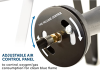 Brûleur au propane en fonte léger et portable de 200 000 BTU, directement de l'usine |   Quantité minimale de commande : 1000 unités |   Tarification à plusieurs niveaux |   Régulateur personnalisé