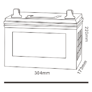 Надежные и безопасные рабочие характеристики японские автомобили/500 автомобиля Cca 55 Ah 65D31R N70 все в одном стартер для автомобильного аккумулятора для Lar - Product Image 2