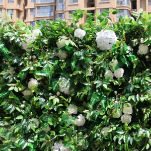 Wedding Decoration Artificial Rose Wholesale Home Scenery Wall Flower Artificial Hydrangea Greenery Wall