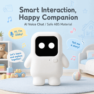 AI Smart Robot ABS Material <b>Battery</b> <b>Operated</b> Minimalist CE Certified Voice Chat Interaction Wholesale [Ultra-Fast 4G & Wi-Fi - Product Image 2