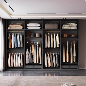 Armario para Dormitorio, Armario <span class=keywords><strong>de</strong></span> Almacenamiento, Vestidor, Armario <span class=keywords><strong>de</strong></span> Esquina con Puerta <span class=keywords><strong>de</strong></span> Vidrio, Armario Simple <span class=keywords><strong>de</strong></span> Madera <span class=keywords><strong>de</strong></span> <span class=keywords><strong>Pino</strong></span> Estilo Europeo - Product Image 6
