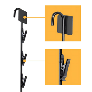 Clips Stripss cintre d'épicerie présentoir de croustilles suspendus pinces en métal bandes pour collations au détail - Product Image 2