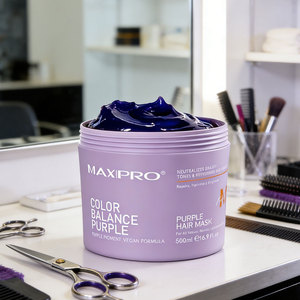 Maschera <span class=keywords><strong>per</strong></span> <span class=keywords><strong>Capelli</strong></span> Viola Organica Maxipro <span class=keywords><strong>per</strong></span> <span class=keywords><strong>Capelli</strong></span> Colorati - Neutralizza i Toni Gialli e Bronzati con Protezione del Colore - Product Image 4