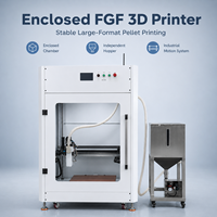 Nouvelle imprimante 3D industrielle FGF, volume d'impression 600x600x1000mm, double extrudeur, plateau chauffant, nivellement automatique, ABS, multi-matériaux, indépendante