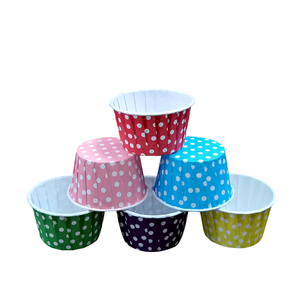 Moldes para hornear con borde enrollado impermeables de la marca <span class=keywords><strong>KaIKe</strong></span>, directos de fábrica, grandes, medianos y pequeños, recubiertos de almidón, de pulpa química-mecánica para muffins - Product Image 6