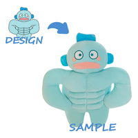 Mini peluche personnalisée de 10 cm, super douce, en peluche longue, avec design brodé, en maille de nylon personnalisée