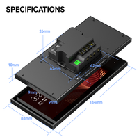 Tuya Zigbee Smart Switch WiFi Contrôle sans fil Android/iOS App Accès à distance Solution complète de maison intelligente pour la vie intelligente