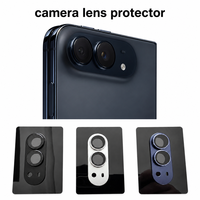 Protecteur d'objectif d'appareil photo One Piece pour iPhone 18 Duo Fold, cadre métallique givré, verre traité AR+AF, transmission HD