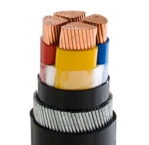 Cable Factory 0.6/1kv Copper/Aluminum Conductor XLPE Insulated Steel WireArmored PVc sheath Power Cable