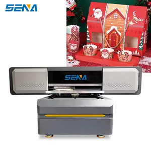 Christmas gift box Packaging printing machine Ricoh 2-3 printing heads for Christmas decorative ball packaging bags