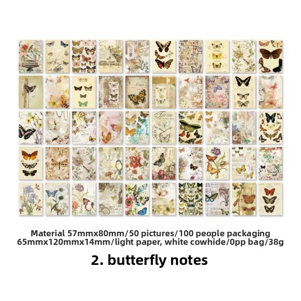 B Mariposas Notas Blanco