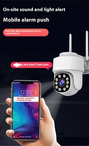 Mới đến CCTV Camera kết nối với điện thoại được xây dựng trong mic hai cách âm thanh đám mây lưu trữ mạng không dây IP PTZ camera - Product Image 6