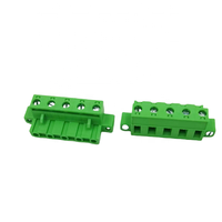 KF2EDGKM-7.62-5P Bornier enfichable femelle avec bride, 5 broches, pas de 7,62 mm, connecteur de câblage PCB à vis