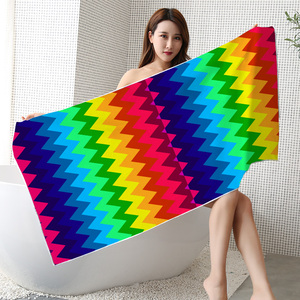 Customised Vietnam Rectangle Beach Towels Trippy Jacquard Custom <span class=keywords><strong>Tarot</strong></span> Beach Towel - Product Image 3