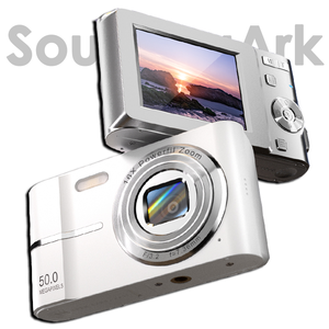 Cámara Digital Profesional SourcingArk de 2.4 Pulgadas con Video 4K para Estudiantes, Lente Óptica de 50MP, 1080P con M03 - Product Image 1