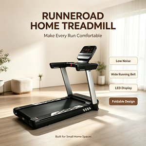 Caminadora Profesional Comercial para Gimnasio en Casa, Motor de 4.5HP, Inclinación, Estructura de Acero Resistente, Pantalla LED de 15.6, HS-8610, Frecuencia Cardíaca Inalámbrica - Product Image 5