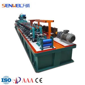 Sensenalüminyum/demir/bakır boru fabrikaları tam otomatik çelik boru üretim hattı/kare tüp yapma makinesi