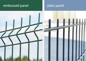 Enrejado de jardín Valla de malla plegable Valla curva 3D/Pvc Venta Hogar Jardín V Pliegues Valla de malla soldada - Product Image 5