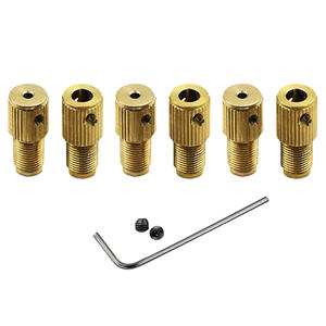 Matkap Chuck mil 775 Motor Mini pirinç matkap kelepçe Chuck biyel M8-2/2.3/3.17/5mm pirinç mil çekirdek anahtarı vida seti ile - Product Image 3