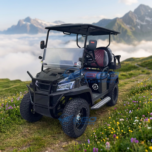 XCEGO Carro de Golf Eléctrico Cómodo y Conveniente, Homologado para Circular por la Calle, para 4 Personas, con Caja de Almacenamiento, Motor EV, Garantía de 24 Meses, Velocidad de 30 km/h, CE - Product Image 1