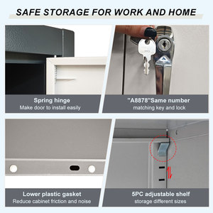 Muebles <span class=keywords><strong>de</strong></span> Oficina en Oferta, Archivador Metálico, Fabricantes <span class=keywords><strong>de</strong></span> Archivadores <span class=keywords><strong>de</strong></span> Acero con Estantes Ajustables - Product Image 4