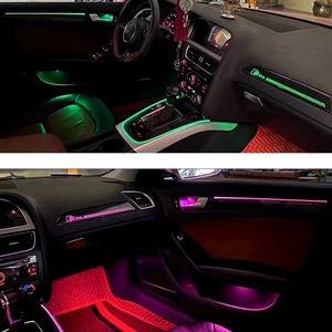 Convient pour 19-23 Audi A6 A7 C8 Lumières d'<span class=keywords><strong>ambiance</strong></span> intérieure Lampes de tableau de bord led rgb néon bande lumineuse d'<span class=keywords><strong>ambiance</strong></span> intérieure - Product Image 5