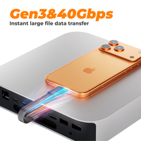 OEM USBC mâle à USBC mâle câble FPC haute vitesse transfert de données vente à chaud 4K charge rapide PVC veste tresse pour caméras vidéo 08