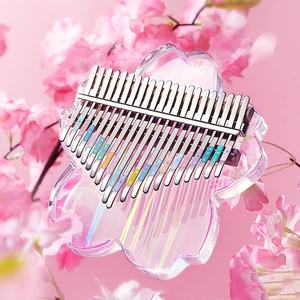 Kalimba de 21 Tonos, Piano de Pulgar de Acrílico Transparente, Instrumento Musical Portátil Mini para Principiantes y Amantes de la Música - Product Image 3