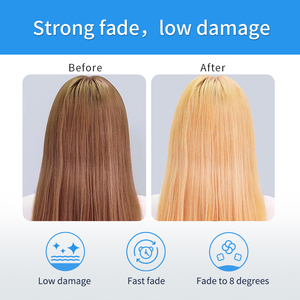 Polvo decolorante blanco azul sin polvo de 500 ml para uso profesional en salones de belleza, para decolorar el cabello. - Product Image 6