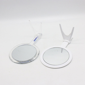 <span class=keywords><strong>Specchio</strong></span> Portatile a Doppia Faccia con Manico Lungo Regolabile in Plastica Leggera 5X, Alta Definizione, <span class=keywords><strong>Stampa</strong></span> Logo, Vendita all'Ingrosso - Product Image 2