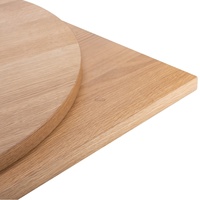 Table en stratifié Lifepursue avec placage en bois de chêne pour restaurant