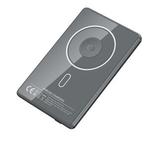 Batterie externe magnétique 3-en-1 avec support : chargeur sans fil 15W et chargeur PD 22,5W, affichage numérique 5000mAh, pour téléphone et montre, compatible vol en avion - Product Image 2