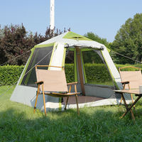 Tente de camping gonflable automatique pour l'hiver, abri familial instantané, imperméable et coupe-vent, idéal pour la randonnée et la plage