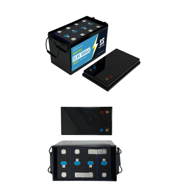 DIY LFP 4S 12V 280/300/314Ah ABS Material Battery case DIY Battery with Smart BMS Bluetooth Multiple Colors for Camper Van/RV