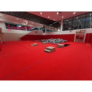 HAOGYM 体操用フロアマット アクロバット用 柔軟なフィットネス ローリングフォームマット タンブルトラック スプリングフロアマット - Product Image 6