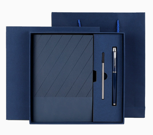 Custom Luxury Set Pu Leather Soft Leather Skin <strong>Feel</strong> Office Convenience A5 Notebook Set <strong>Journal</strong> With Pen for Business - Product Image 6