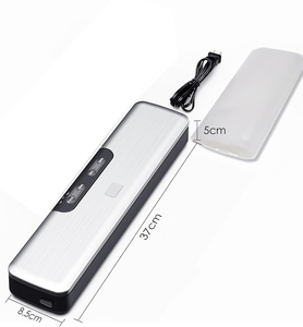 Machine à sceller sous vide électrique en plastique blanc à commande tactile 220V pour la conservation des aliments avec sacs alimentaires et emballage en boîte cadeau - Product Image 5
