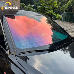 レッド ゴースト カメレオン 86%VLT 自動車 フロントガラス・リアガラス用 ウィンドウ ティント フィルム 太陽光保護 UV・熱遮断 防爆フィルム - Product Image 3