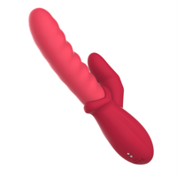 Frauen rotierende Perlen Massage gerät Heizung Schub Dildo G-Punkt Klitoris Saug muschi Stimulieren Zauberstab Teleskop Kaninchen Vibrator