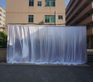 Support de toile de fond pour mariage, structure réglable et portable pour décoration murale de scène - Product Image 6