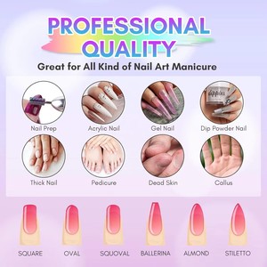 Juego de Brocas para Uñas, 7 Piezas, Brocas de Carburo de Tungsteno, Diamante y Cerámica - Product Image 4