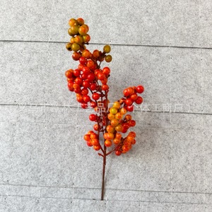 <span class=keywords><strong>Faux</strong></span> décorations de <span class=keywords><strong>fruits</strong></span> rouges pour la prospérité Accessoires Wintergreen populaires pour la fête du printemps - Product Image 3