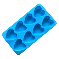 Grand moule à gâteau en silicone en forme de cœur, qualité alimentaire, jetable, résistant au four, fabriqué en Chine, pour la cuisson de bonbons, outil à gâteau