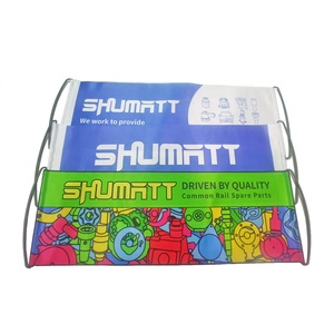 "Dovresti essere qui" Banner rotolante a mano Banner a scorrimento sportivo che pubblicizza lo striscione esultante dei Fan può essere lavato con acqua - Product Image 3