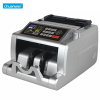 Compteur de billets portable AL-5300T, machine à compter l'argent, compteur de devises haute vitesse, détecteur de faux billets avec UV MG