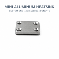 Plaque de base en aluminium usinée CNC sur mesure de qualité industrielle pour dissipateur thermique, prototypage rapide en 3 jours pour l'assemblage de machines