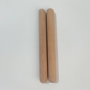 Paquete al por mayor de palillos de ritmo de madera maciza, claves Orff, instrumento de percusión para niños, educación temprana del ritmo, sensorial - Product Image 4