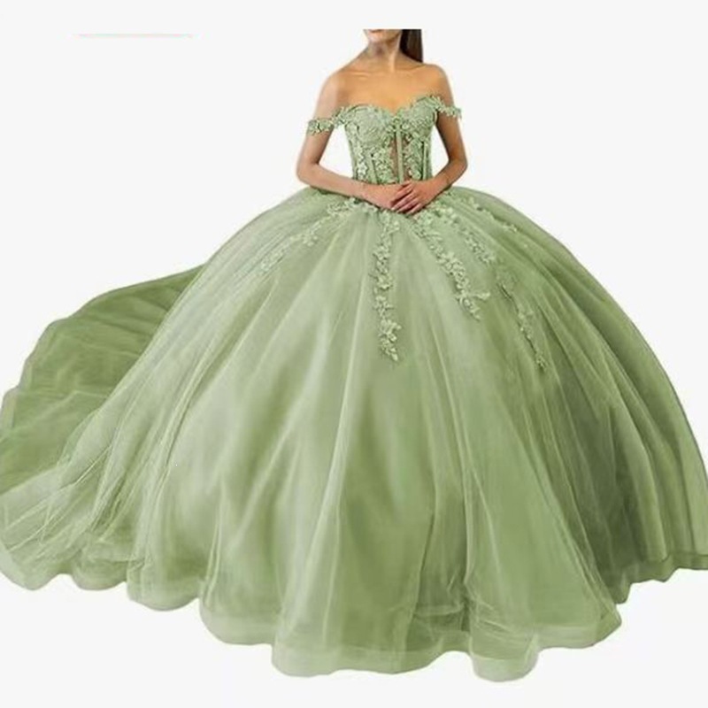 Masquerade Party Dresses in Green - Elegant & Stylish