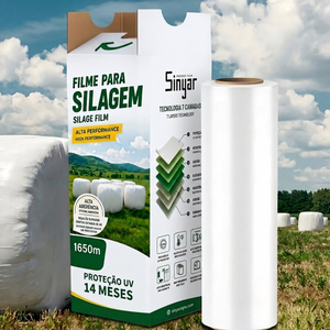 Película para Envolver Ensilaje 75cm*25mic*1650m, 7 Capas, Protección UV, 14 Meses, Anti-Pájaros e Insectos, Película para Envolver Pacas Agrícolas, Fábrica Sinyar - Product Image 2